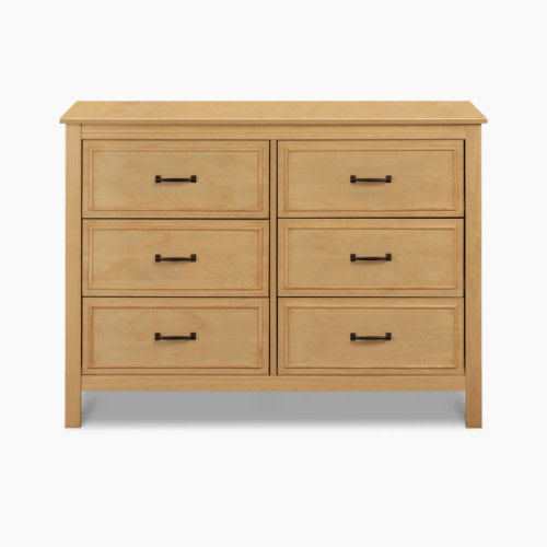 daVinci Charlie 6-Drawer Double Dresser - Honey