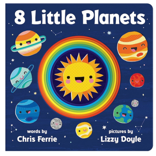 8 Little Planets: A Solar System Book for Kids with Unique Planet Cutouts