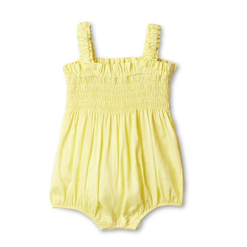 Amazon Essentials x Sofia Grainge Baby Girls' Woven Sleeveless Ruffle Romper