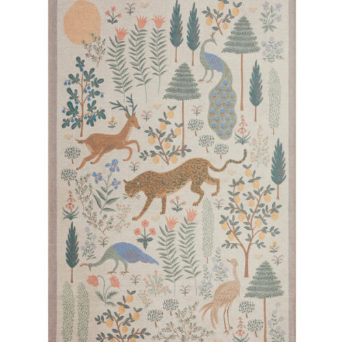 Rifle Paper Co. Les Fauves Wild Animals Area Rug - World Market