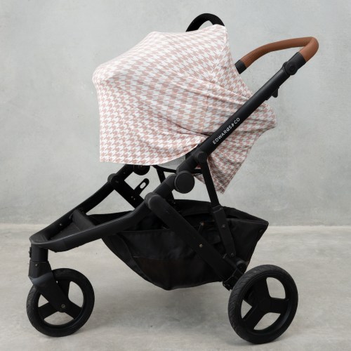 Beige Houndstooth Multi-Use Cover