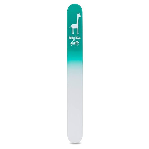 Baby Nail File by baby blue giraffe The Original Glass Baby Nail File- 100% Made in Europe (Green)