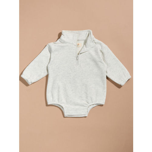 Asher Quarter Zip Bubble in Heather Grey | Tullabee