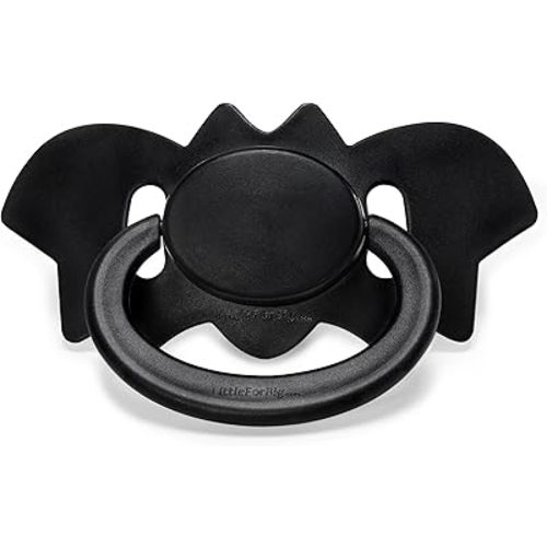 LittleForBig Bigshield Generation-II Adult Sized Pacifier - Baby Bat Pacifier Black