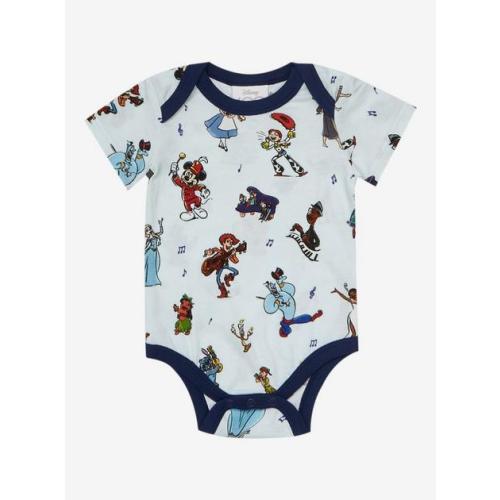 Disney 100 Characters Allover Print Infant One-Piece - BoxLunch Exclusive