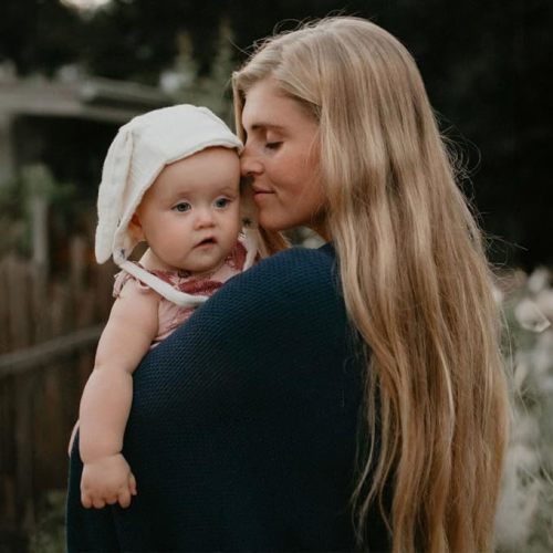 We are Amma | The Cocoon - Newborn Essentials Must Haves: Nursing Cover for Breast Feeding Essentials | Nursing Sweater Used as Breastfeeding Cover (Navy, Plus Size)