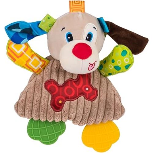 Crinkle Puppy Pedro Soft Plush Sensory Toy for Babies 0-18M | Crinkle Sounds, BPA-Free Silicone Teether Legs & Textured Tags | Developmental Activity Toy for Newborns & Infants | Gift