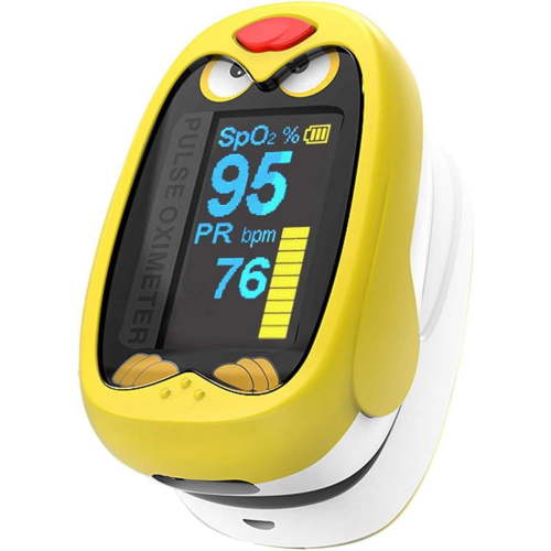 Pulse Oximeter for Kids,Portable Oxygen Monitor Fingertip,Finger Oxygen Monitor,Children's Sats Monitor Checking Oxygen Saturation