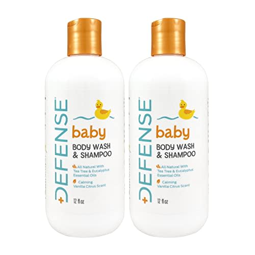 Defense Soap Baby Shampoo and Body Wash 12 Fl Oz (Pack of 2)