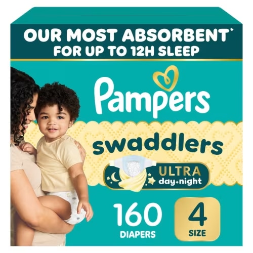 Pampers Swaddlers Ultra Diapers Sizes 3 - 7 | Costco