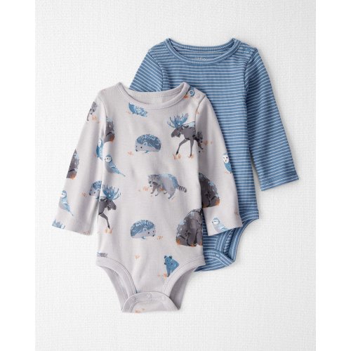 Baby 2-Pack Organic Cotton Bodysuits - Little Planet | Carter's