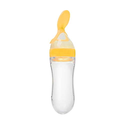 Shpwfbe Baby Rice Paste Bottle Food Supplement Bottle Rice Paste Spoon Silicone New Years Decorations Gifts