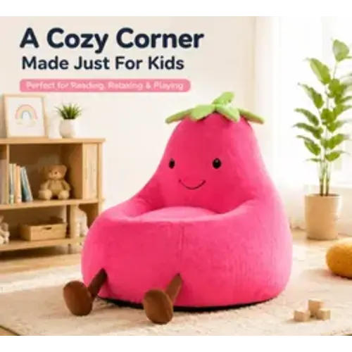 【Summer Sale】Sweetcrispy 31in & 24in Kids Memory Foam Bean Bag Chair, Ultra Soft Floor Kids Sofa Chair Furniture, Living Room Furniture, Cool Gifts for Kids Stuff for Playroom & Bedroom - TikTok Shop