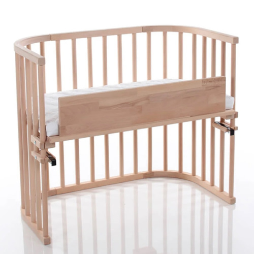 Babybay Maxi Bedside Bassinet - Color: Untreated, Light Wood