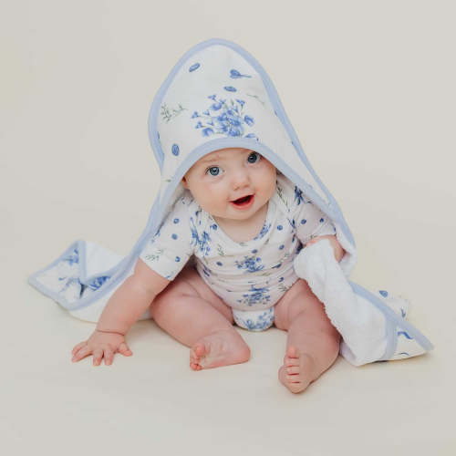 Premium Baby Knit Hooded Towel - Catherine