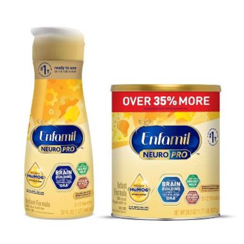 Enfamil NeuroPro 28.3oz Powder Infant Formula + 32 fl oz Ready to Feed Infant Formula