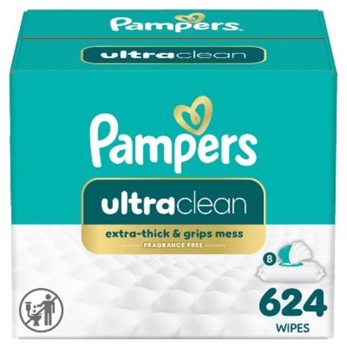 Pampers Ultra Clean Baby Wipes - 624ct