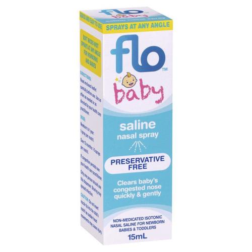 FLO Baby Saline Nasal Spray 15ml