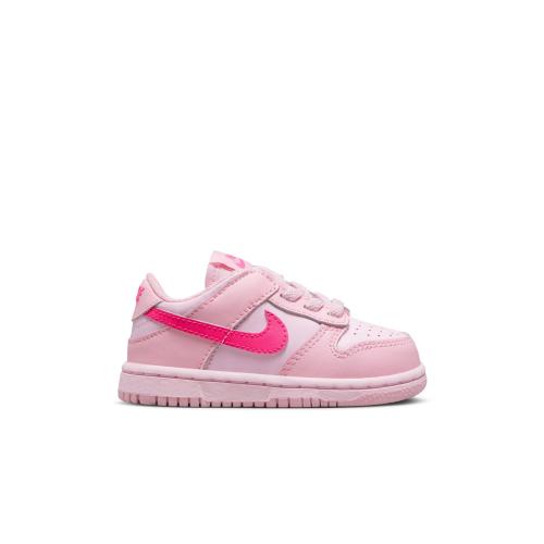 Nike Dunk Low "Med Soft Pink/Pink Foam/Hyper Pink" Toddler Girls' Shoe