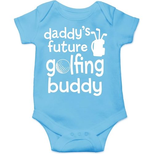 CBTwear Daddy’s Future Golfing Buddy Baby Bodysuit Adorable Boy Romper Clothing Cute Newborn Clothes