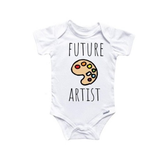 Painter Artist Onesie® Baby Boy Girl Clothes Infant Bodysuit Funny Cute Newborn GS1 White 3-6M Onesie®
