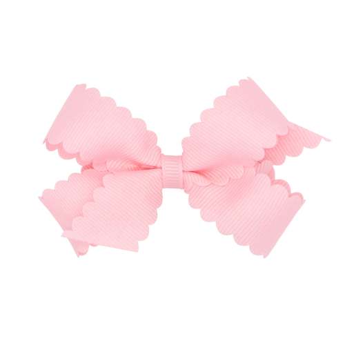 Mini Scallop Hair Bow