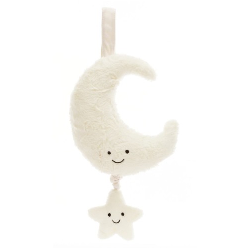 Amuseables Crescent Moon & Star Musical Pull 11-Inch Plushie