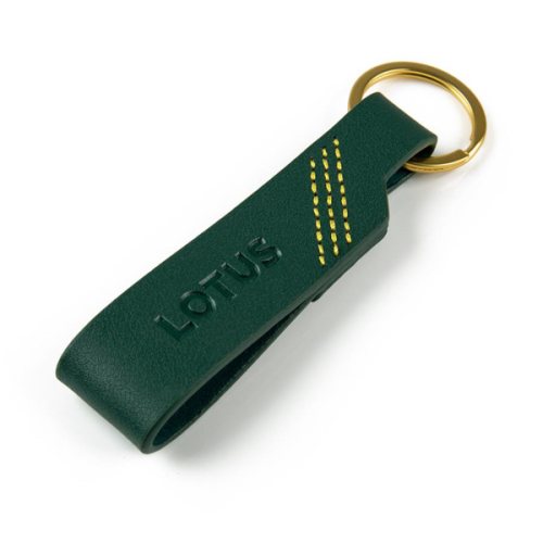 Lotus Leather keyring - green (LOTMC0016GN)