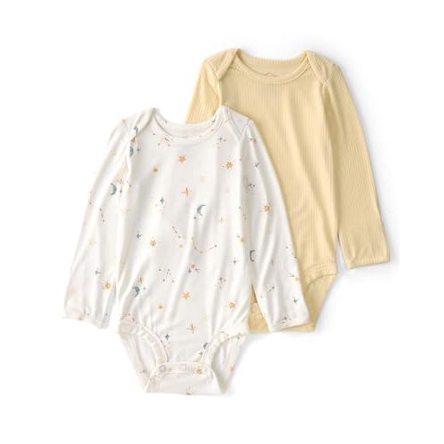 Carter's Baby Boys' Purelysoft 2-pack Long Sleeve Bodysuit