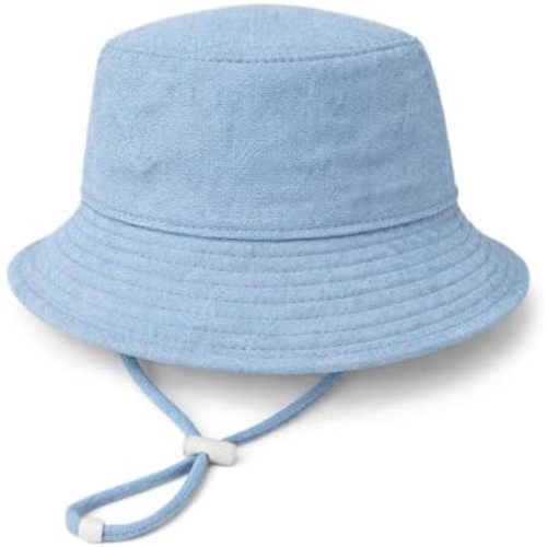 Baby Sun Hat Infant Toddler Summer Cotton Yarn Beach Bucket Hat for Boy Girl