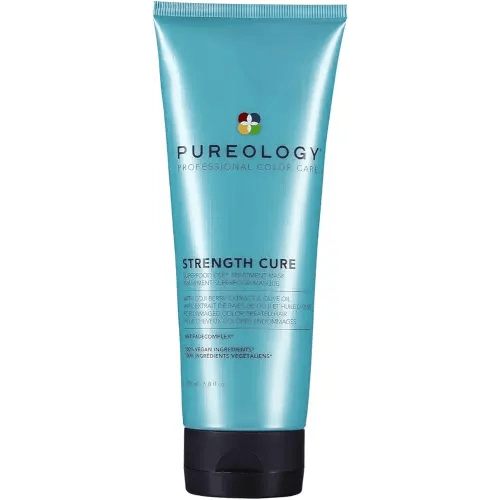 Pureology Strength Cure Superfood Treatment - For Damaged and Color-Treated Hair, Strengthening Leave-in Treatment, Silicone-Free & Vegan