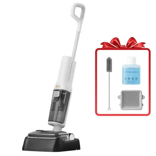 Roborock - F25 RT Gen 2 Cordless Wet Dry Vacuum Cleaner, 20000Pa Suction, Self-Cleaning and Drying, 180° FlatReach