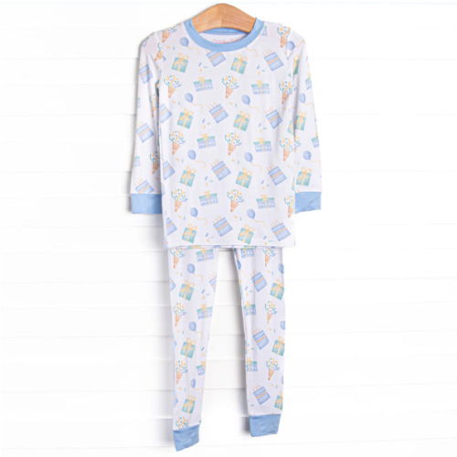 Party Favor Fun Bamboo Pajama Set, Blue – Stitchy Fish