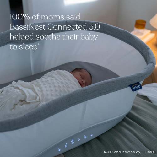 HALO BassiNest® Connected Swivel Sleeper 3.0 Smart Bassinet