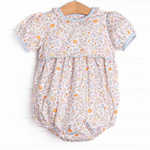 Harvest Florals Bubble, Blue – Stitchy Fish