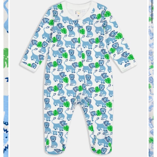 Roller Rabbit: Infant Leo The Lion Zipper Footie