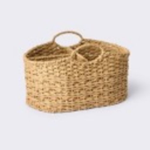 "woven diaper caddy"