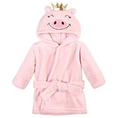 Hudson Baby Unisex Baby Plush Animal Face Bathrobe