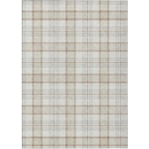 Addison Rugs Chantille ACN1052 Ivory 8' x 10' Indoor Outdoor Area Rug, Easy Clean, Machine Washable, Non Shedding, Bedroom, Entry, Living Room, Dining Room, Kitchen, Patio Rug