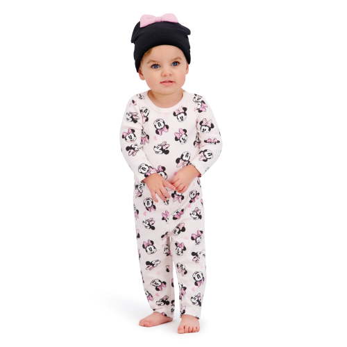 Minnie Mouse Baby Girl 3 Piece Matchy Pant Set, Sizes 0-24M