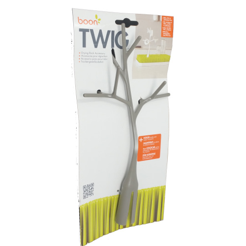 boon twig grass and lawn drying rack accessory, warm gray