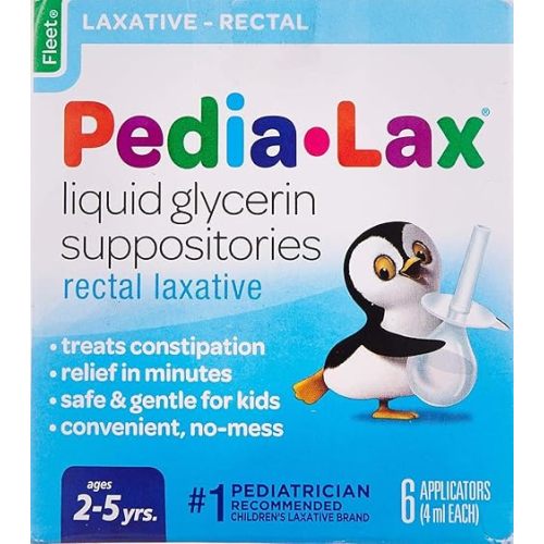Fleet Children's Pedia-Lax Liquid Glycerin Suppositories -- 6 Suppositories