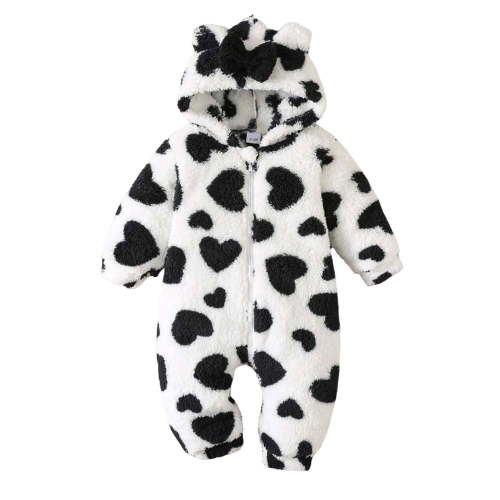 Karoyedx Winter Rompers for Baby Girls Newborn Outfit Girl Long Sleeve Letter Romper Ribbed Knit Jumpsuit Baby Girl Preemie Coming Home Outfit Black Size,12-18 Months