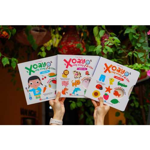 Interactive boardbook to learn Vietnamese first word| Bilingual Vietnamese boardbook! Books for toddlerXoay xoay những cuốn sách tương tác!