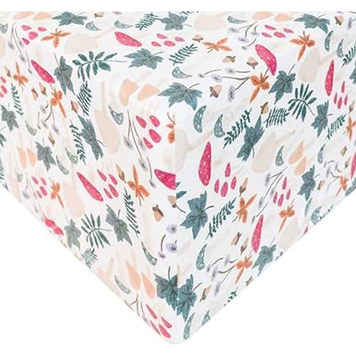 Premium Knit Baby Crib Sheets for Boys and Girls by Copper Pearl: Breathable and Soft, Fitted Crib Sheets for Standard Baby Mattresses, Crib Sheet for Baby Registry or Shower Gift, Ivy