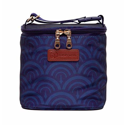 Sarah Wells Cold Gold Breastmilk Cooler Bag with Ice Pack (Deco)