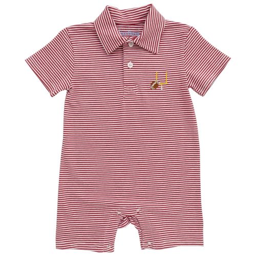Itsy Bitsy Baby Boys Striped Game Day Romper - Alabama Crimson Tide – Best Dressed Child