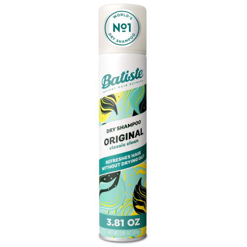 Batiste Original Dry Shampoo, Absorbs Oil & Grease, Classic Clean Scent, 3.81 oz