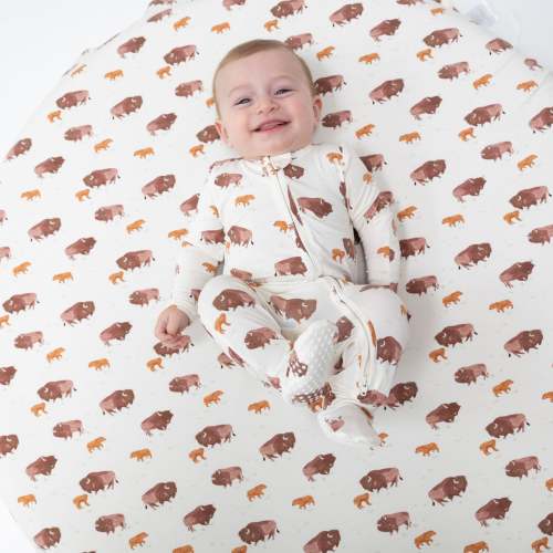 American Buffalo - 2 Way Zipper Footie – Angel Dear