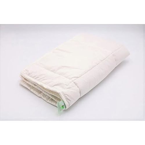 OrganicTextiles Australian Wool Crib Mattress Pad (Portable Crib, 26x38)(Flat),GOTS Certified,Safe Healthy Sleeping Environment,Machine Washable,Soft and Breathable,For Toddler’s,Babies,Boys,Girls